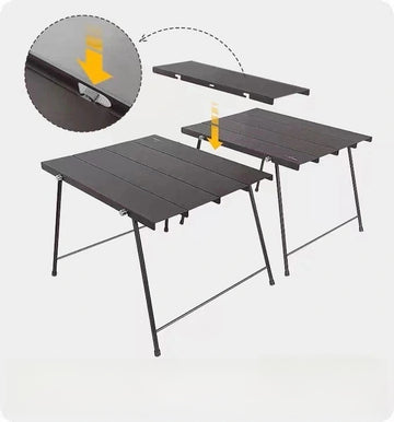 Ultra-Light Folding Camping Table – Modular, Durable & Trail-Ready